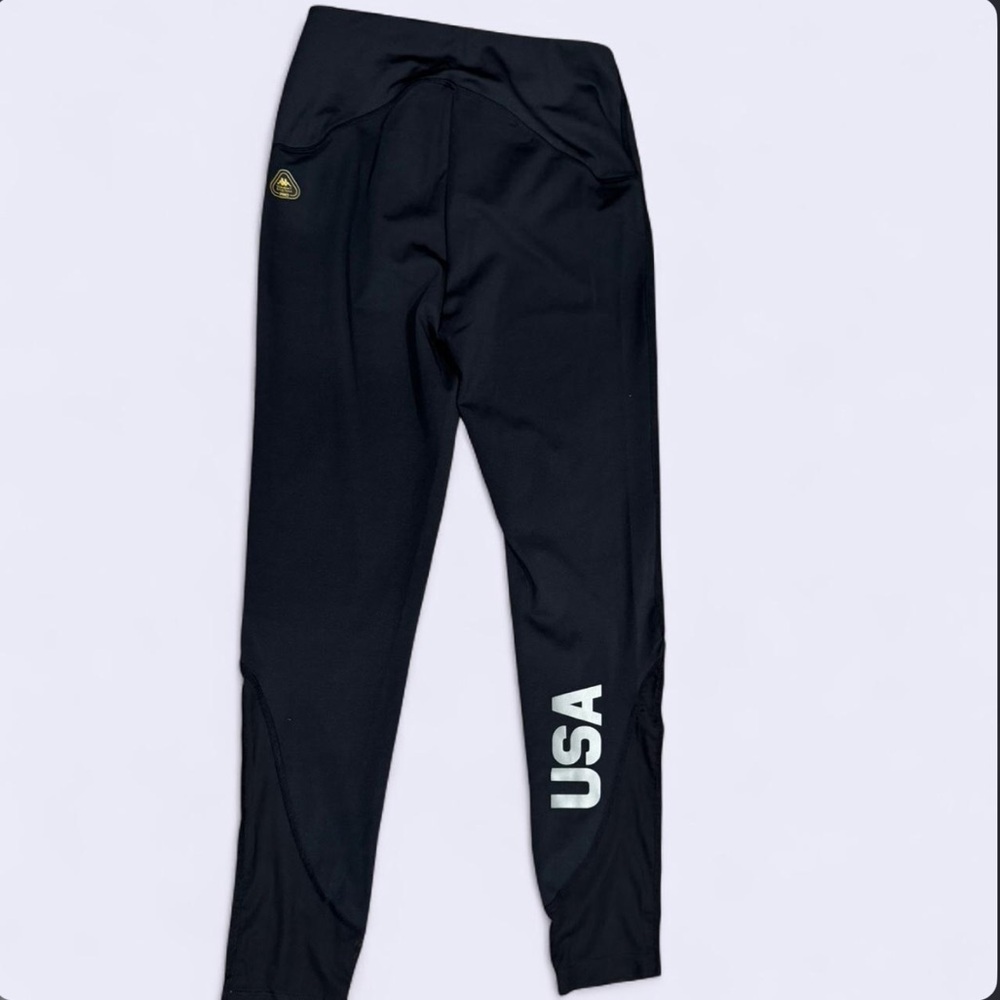 Kappa U.S. Snowboard Team Yoga Pants - Black - Women’s - Size Medium - Picture 2 of 3
